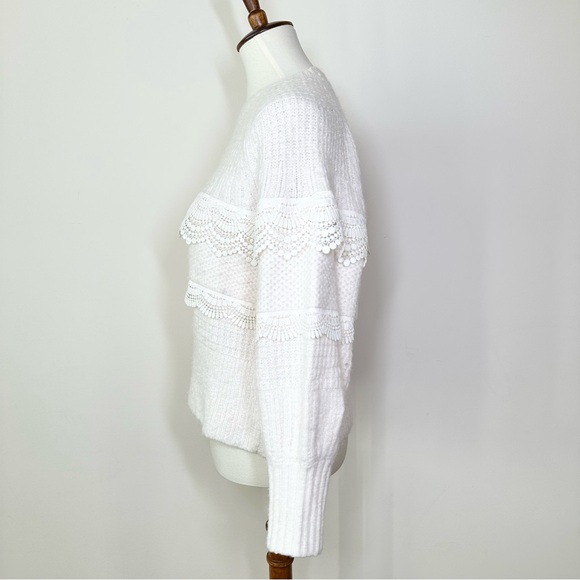 EXPRESS Lace Knit Sweater Size S - Picture 6 of 11
